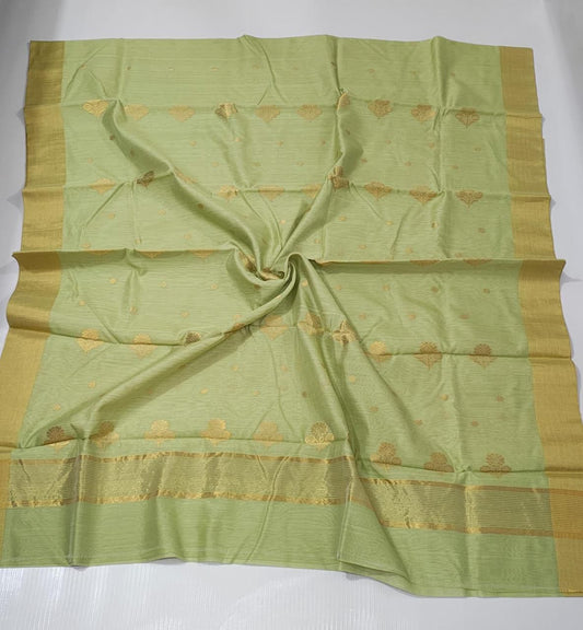Chandramohan | Cotton Silk Chanderi Saree