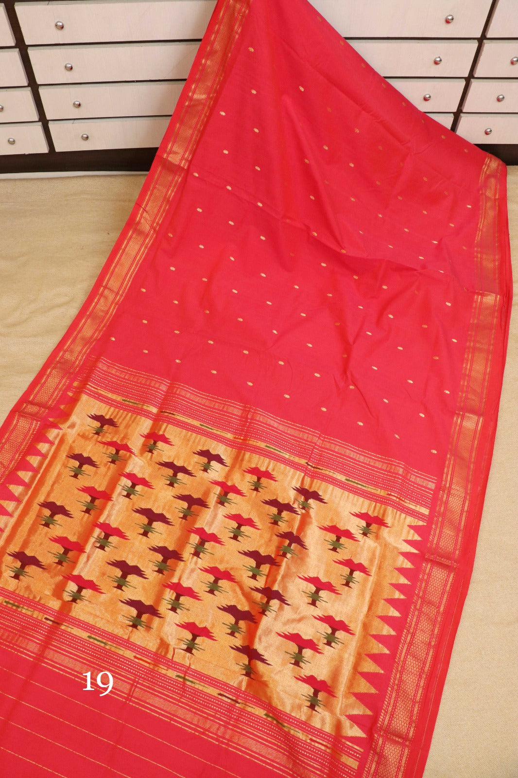 Lasya | Cotton Handloom Paithani Saree