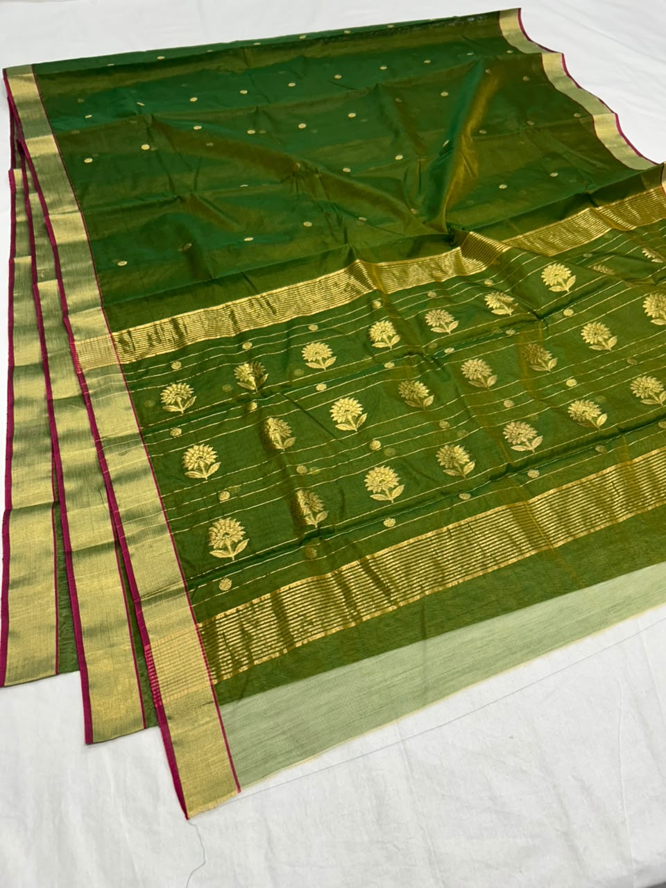 Chanderi cotton silk 