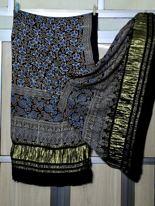 Abhvesh  | Ajrakh Dupatta