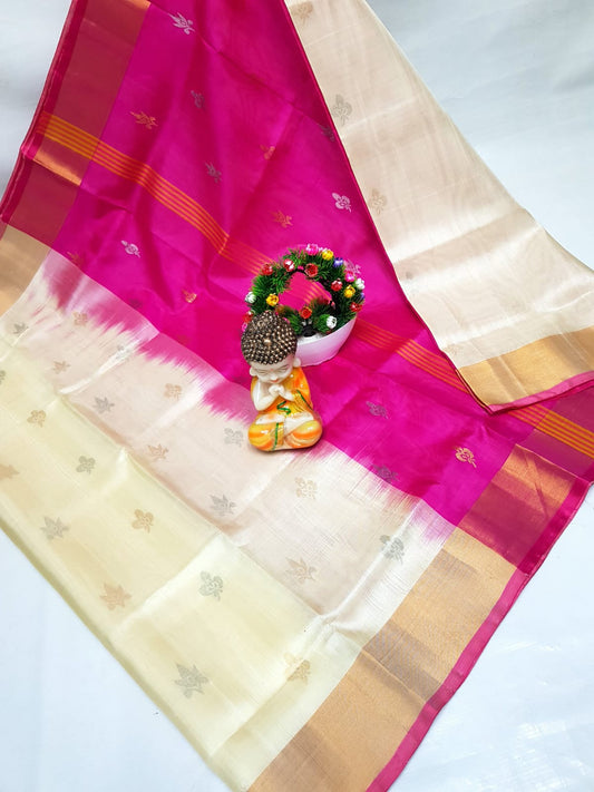 Utsaah | Pure silk uppada saree