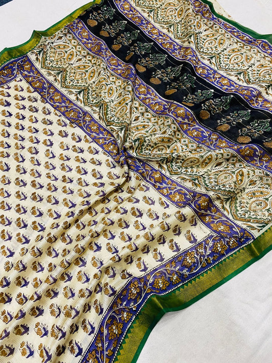 Mahima | Block prints on cotton silk