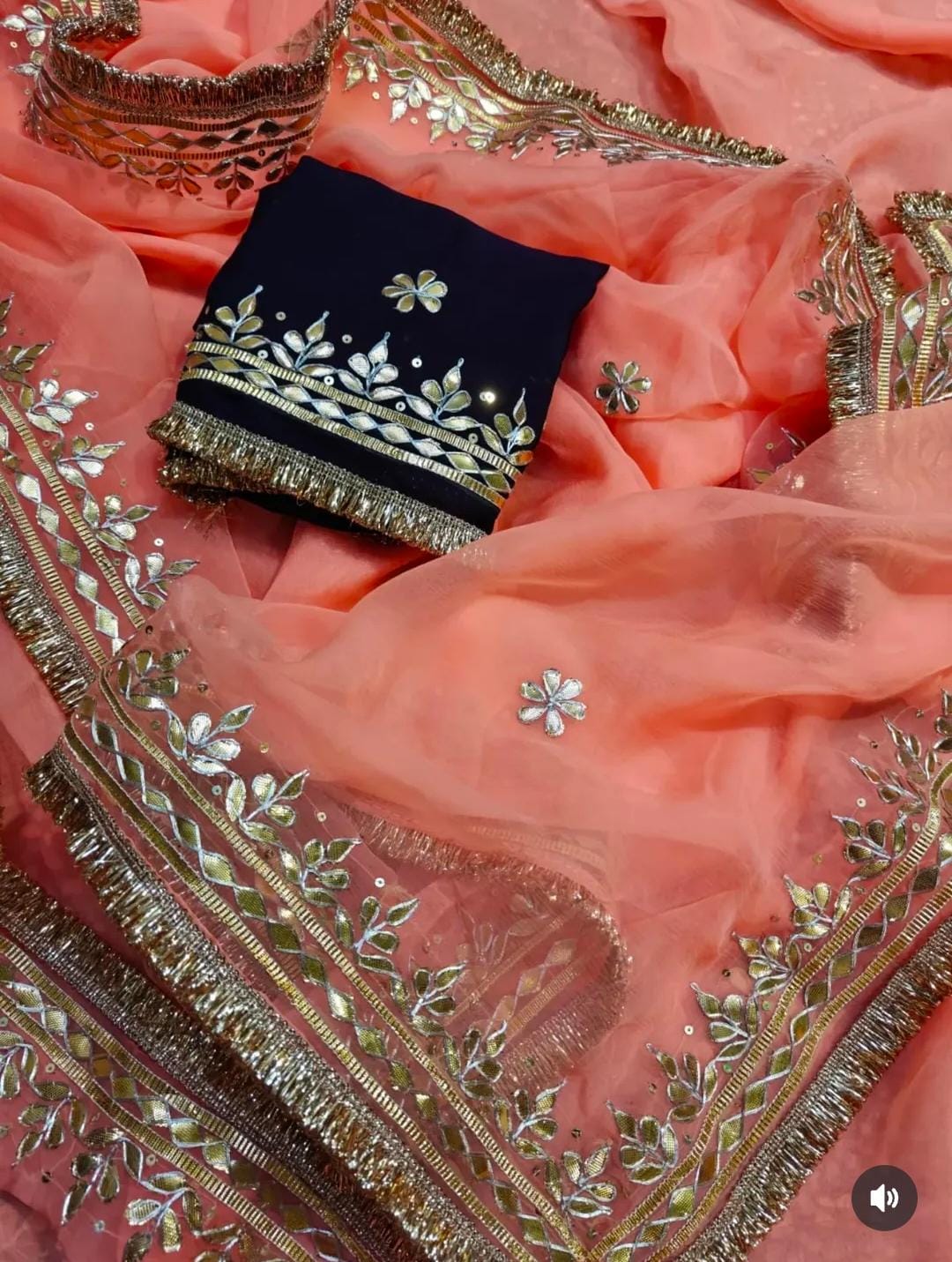 Gagin | Gota patti Saree