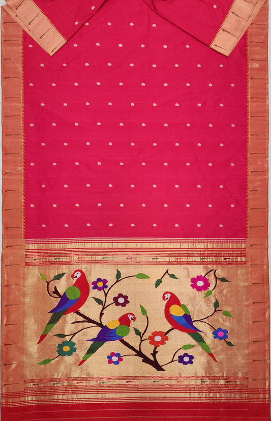 Sinravi | Single Muniya Paithani Silk Saree