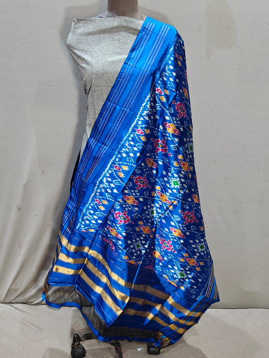 Pochampally IKKAT SILK duppata*
🎉*Length: 2.5 meters*
🎉*Height: 36 inches*