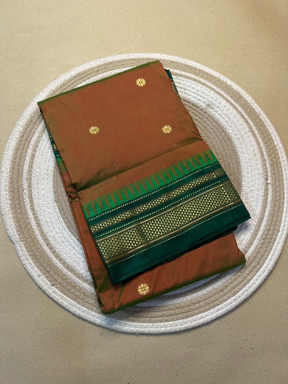 Ilangavi| Pure Silk Ilkal Saree