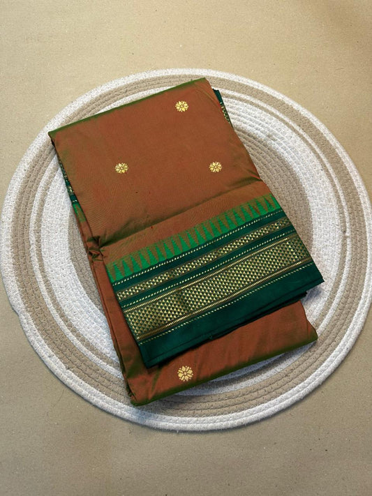 Ilangavi| Pure Silk Ilkal Saree