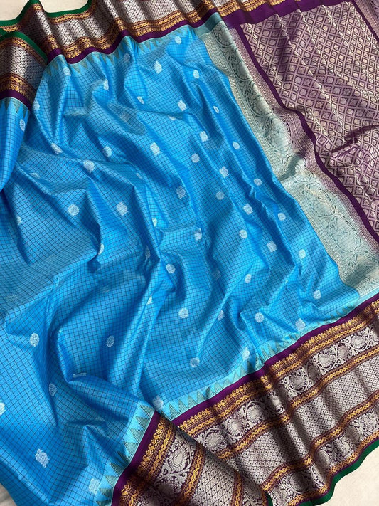 Ashnoor | Gadwal Sarees in pure Silk