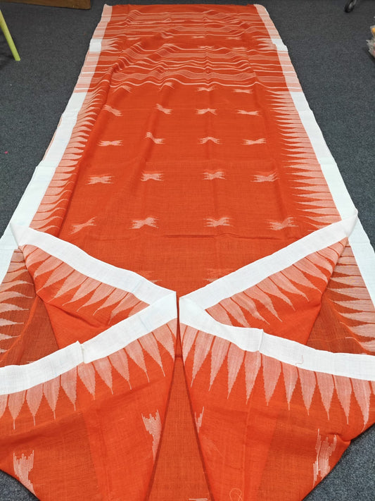 Handloom manipuri cotton saree
With bp
