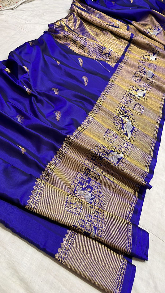 ✨✨Pure Gadwal Traditional
           Meenakari turning
           Border Pattu Sarees ✨✨