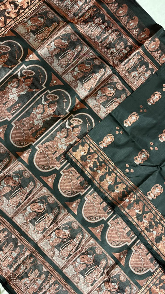 Swarnachari saree.
Material silk with bp.
With silkmark.