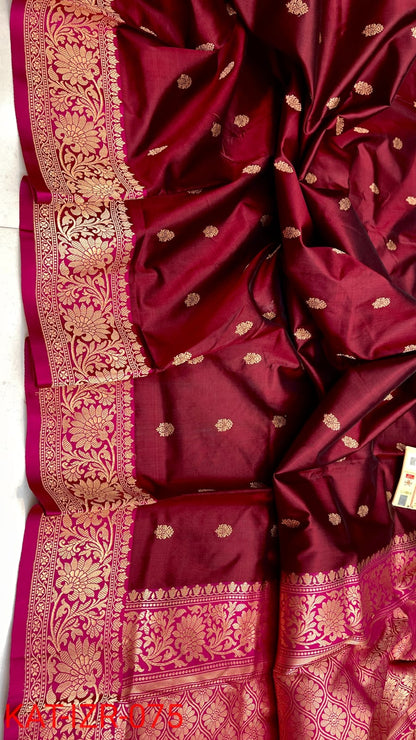 Bratyusha | Katan Silk Banarasee Saree