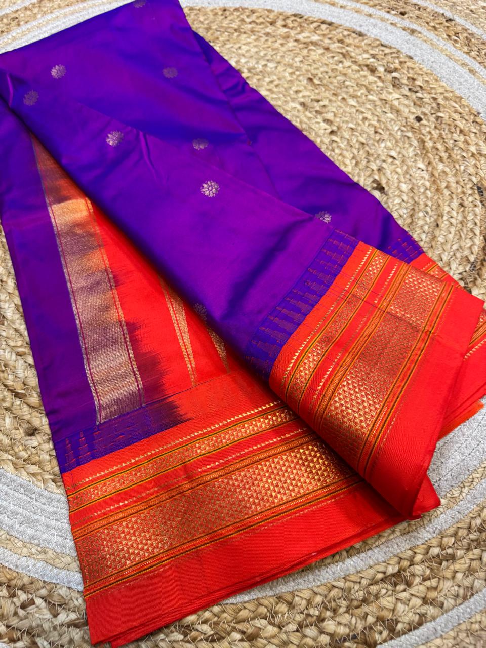 *All New Colours* 

*Exclusive silk ilkal saree*
*Pure silk korvai temple border* with *body butta* design superior quality ilkal saree & contrast blouse 
6.10mtrs length 
Full body pure silk 
Border, pallu & blouse semi silk
