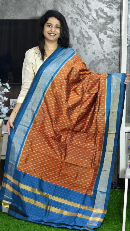 Ihita | Ikat pure silk dupatta