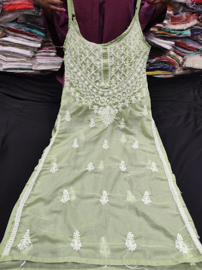 Chinalya | Chikankari Spaghetti Kurta