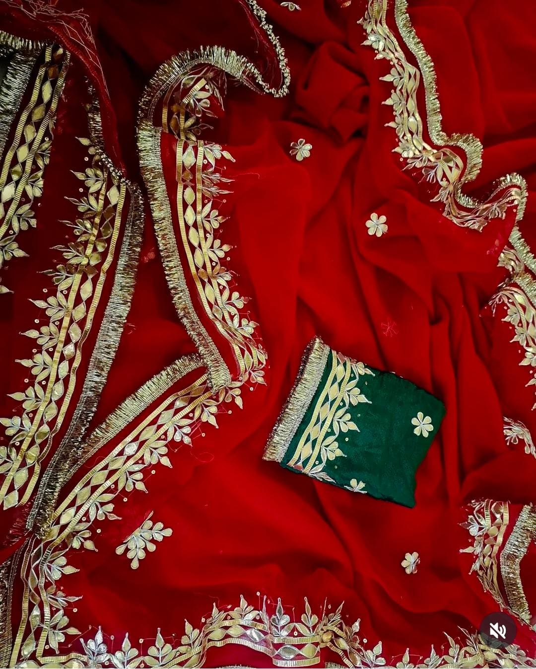 Ganish | Gota patti Saree