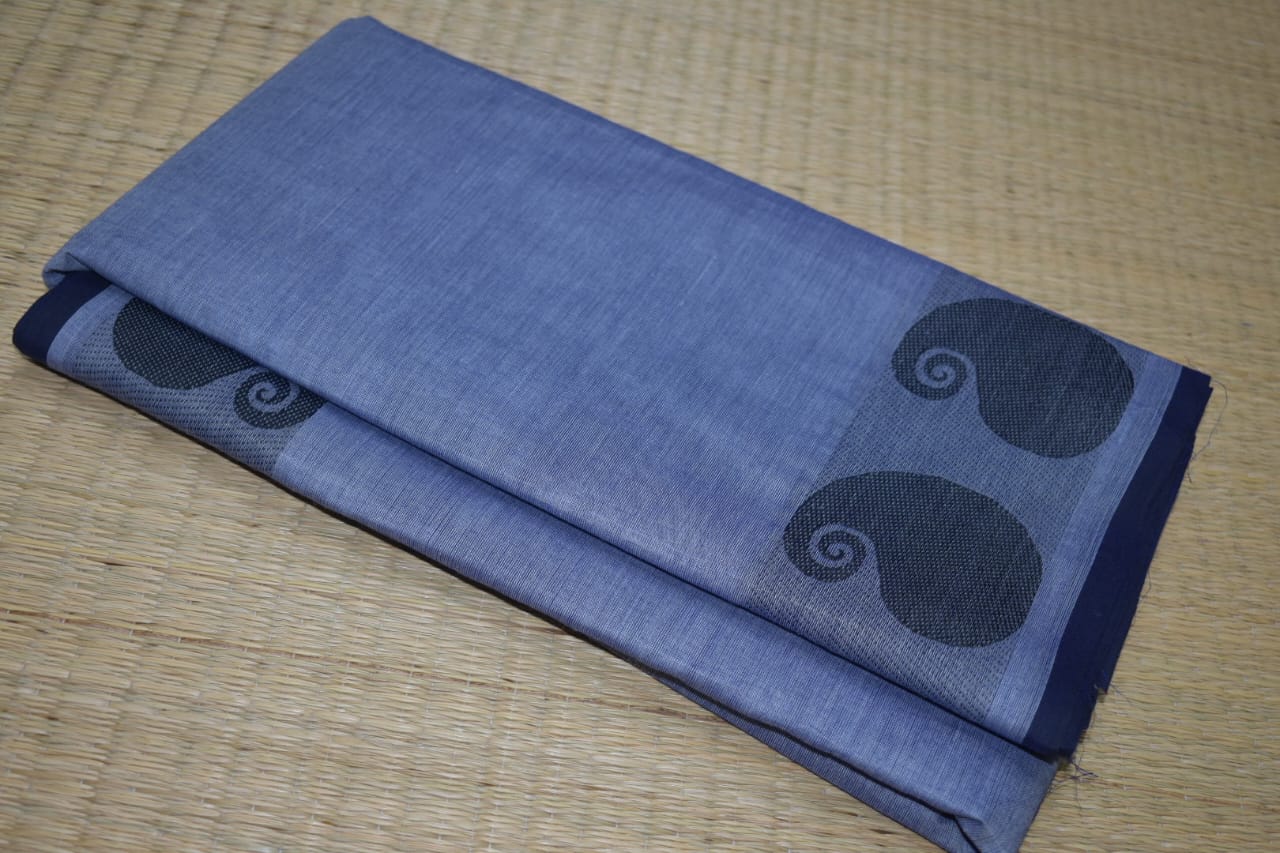 Chettinadu Cotton Saree in Blue