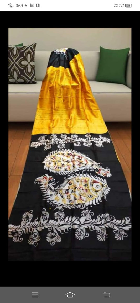 Adisupra | Murshidabad Silk Batik Sarees