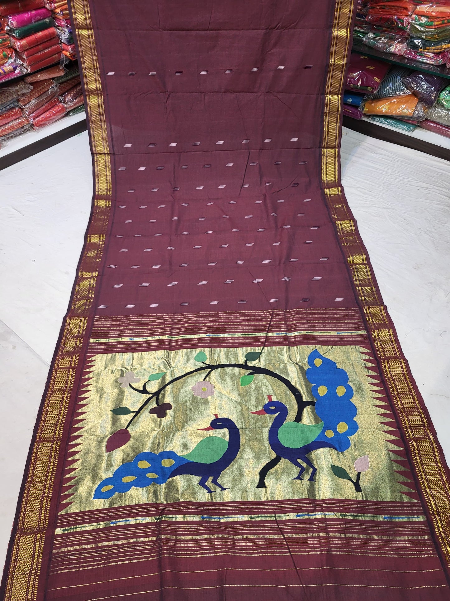 Giridhar | Cotton Paithani Saree