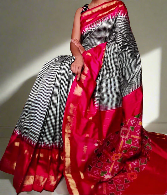 Ishirya | Pochampally Ikkat silk saree