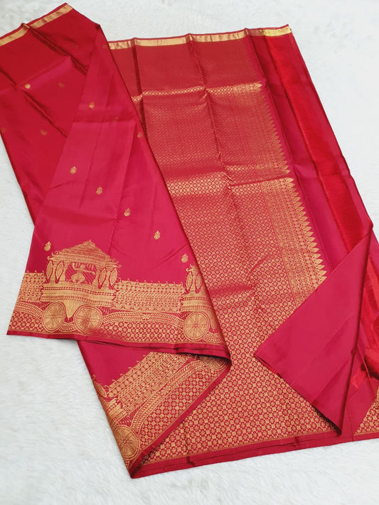 Bhusuja | 2G Kanjeevaram Pure silk saree