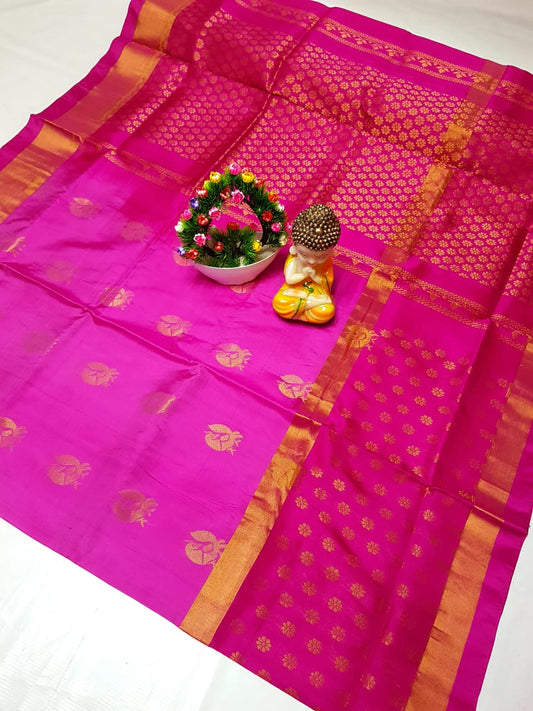 Utprabha | Uppada Pattu Saree with big buttas