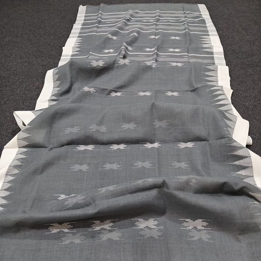Authentic handloom
 monipuri cotton saree
With bp

