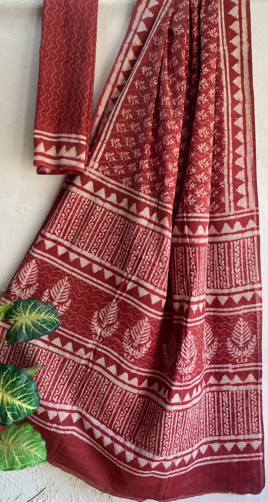 Mitra | Mul Cotton Blockprint Saree