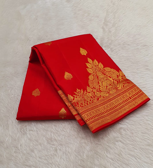 Bhutisha | 2G Kanjeevaram Pure silk saree