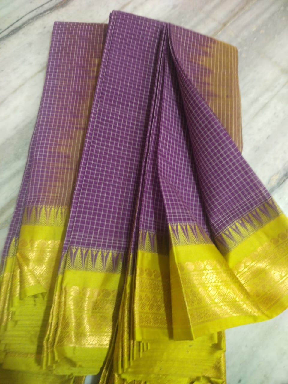 cotton gadwal sarees no blouse rich pallav