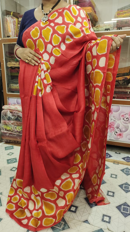 Adirekha | Murshidabad Silk Batik Sarees