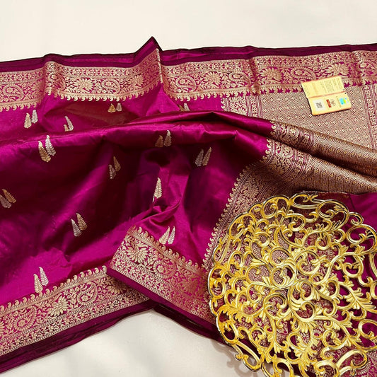 Andria | Banarasi Sarees in Katan Silk