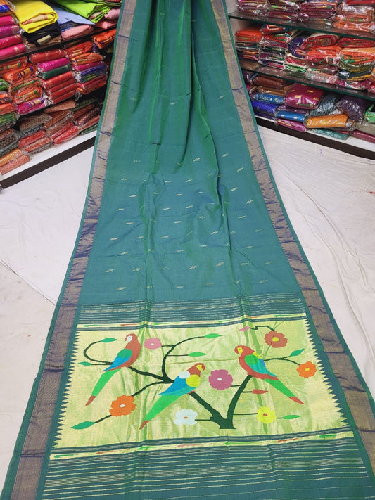 Zarna | Cotton Handloom Paithani Saree