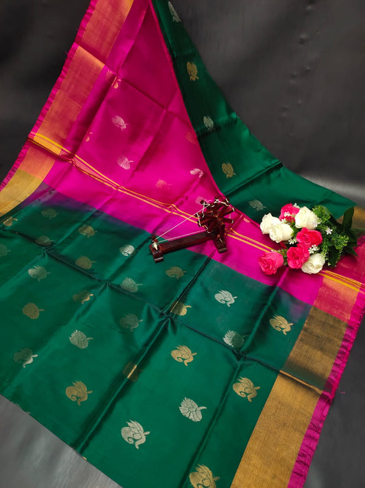 Utsavi | Pure silk uppada saree