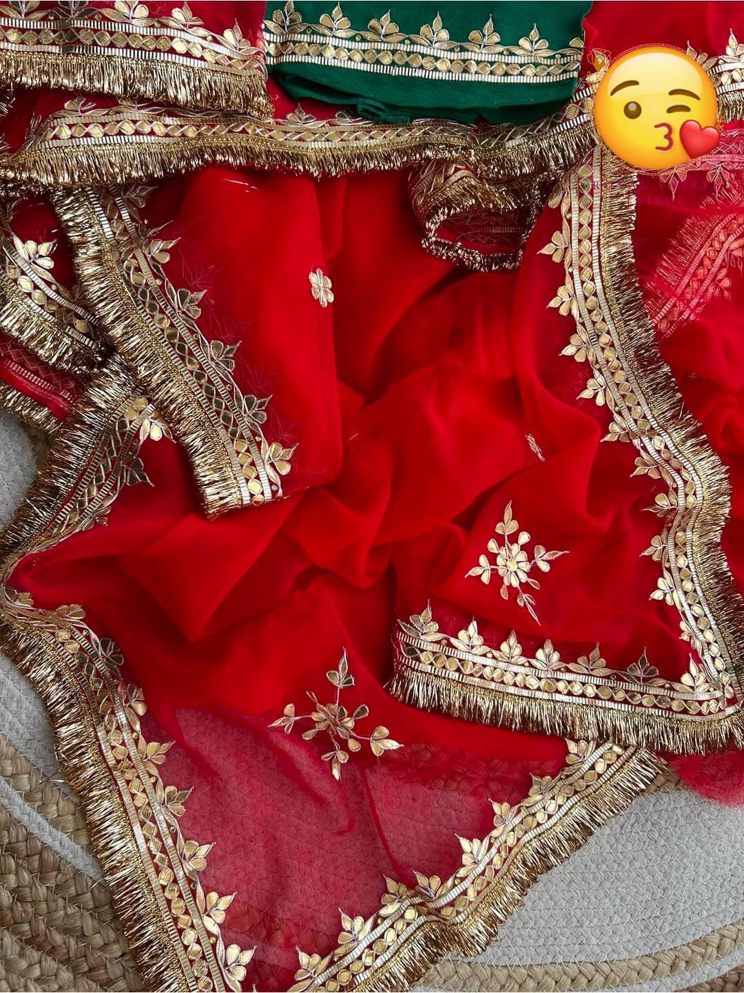 Ganish | Gota patti Saree