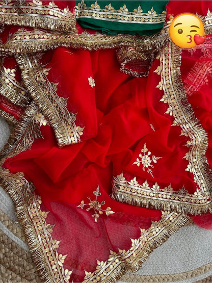 Ganish | Gota patti Saree