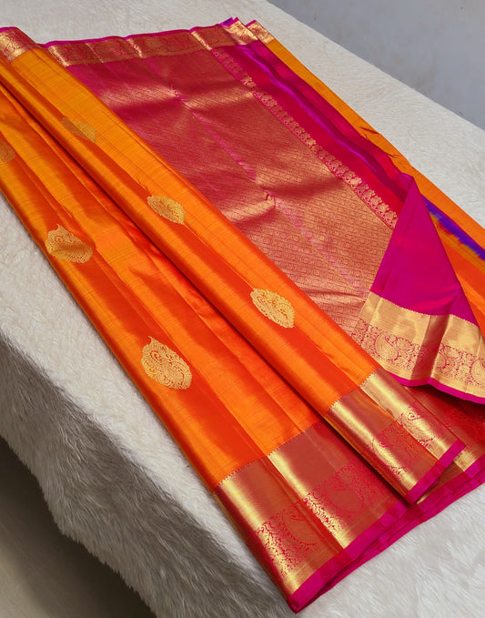 Aartidevi | 1G Zari Pure silk kanchipuram saree
