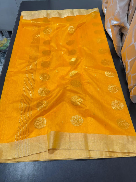 Chandanika | Cotton Silk Chanderi Saree