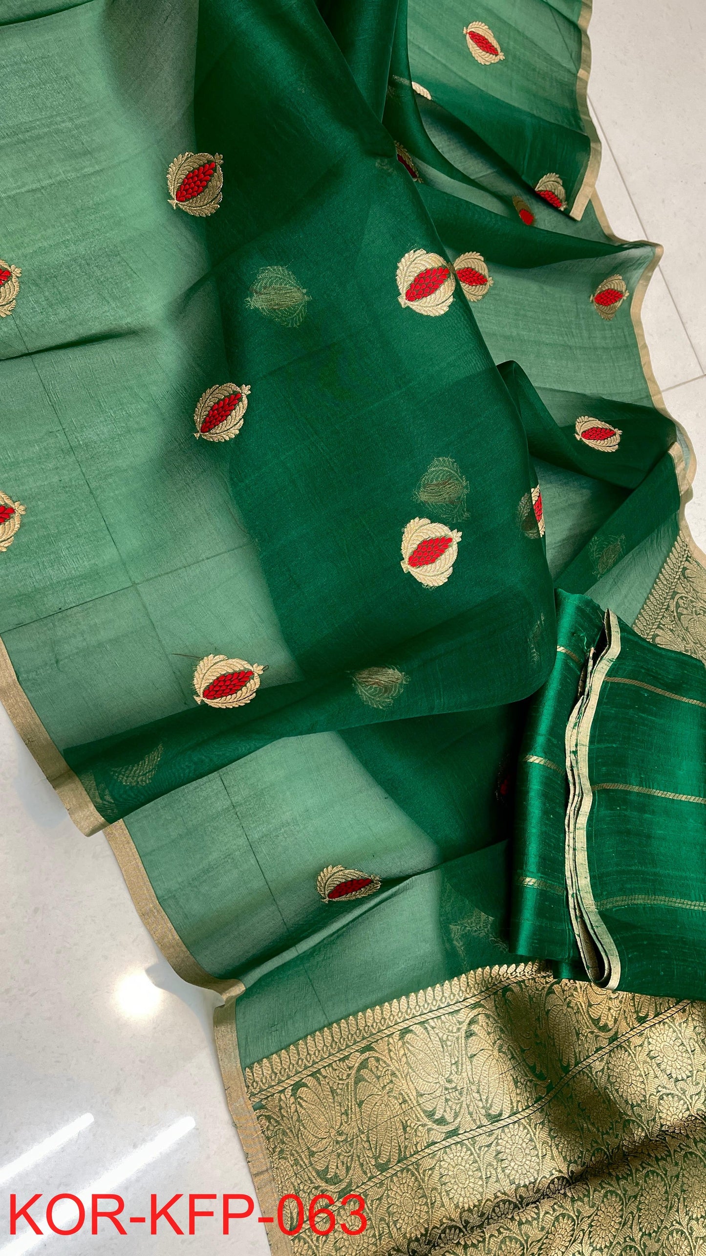 Bahulya | PURE KORA SILK SAREES