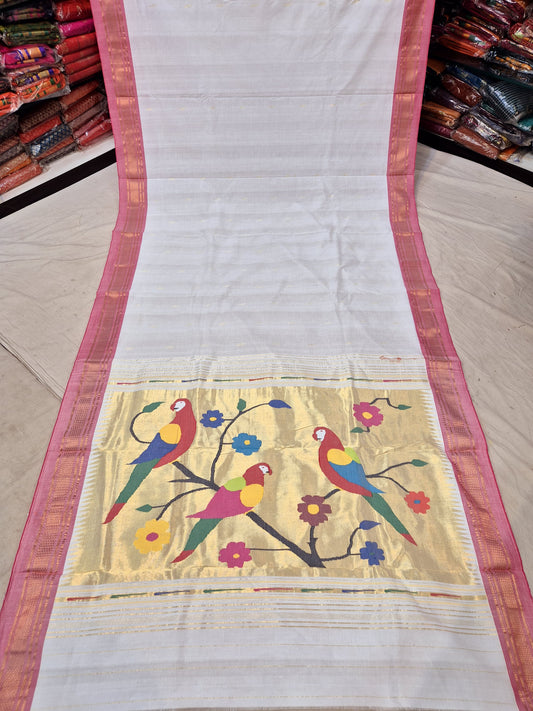 Devi | Cotton Handloom Paithani Saree