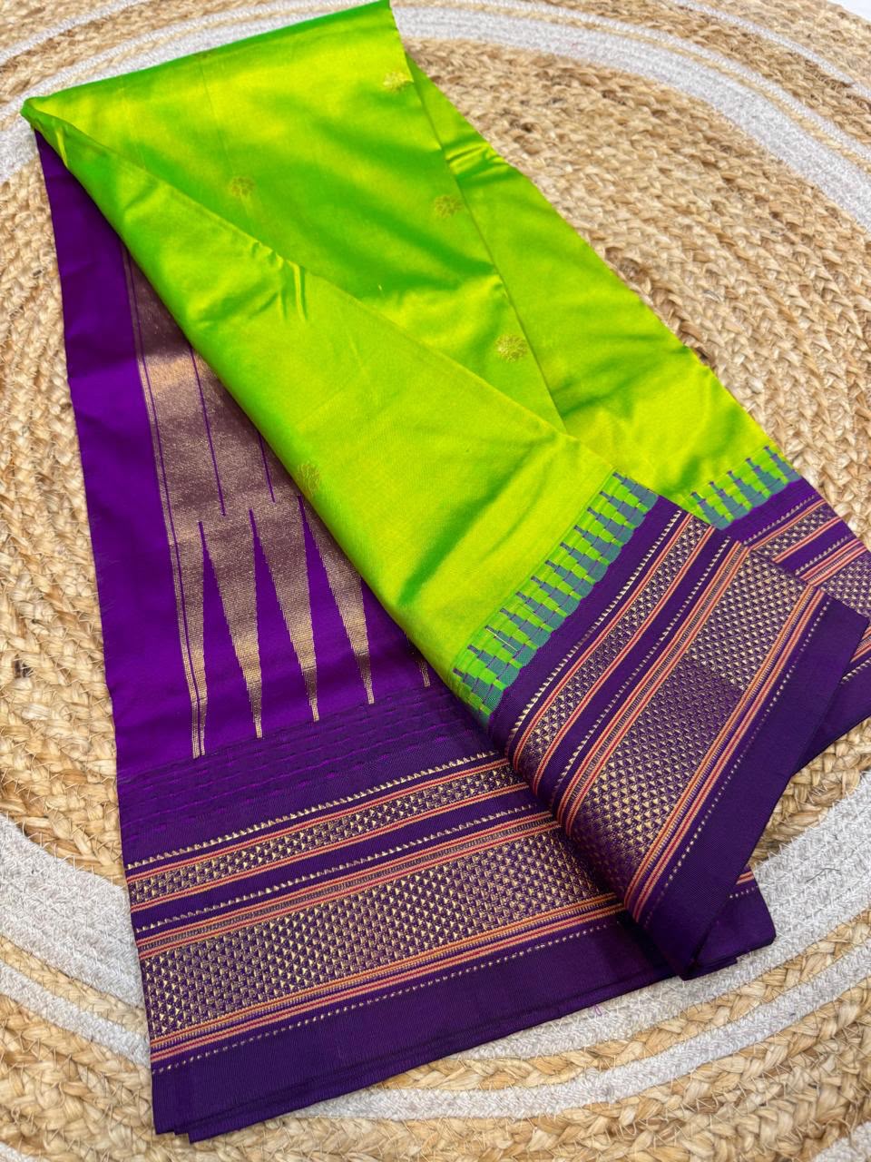 *All New Colours* 

*Exclusive silk ilkal saree*
*Pure silk korvai temple border* with *body butta* design superior quality ilkal saree & contrast blouse 
6.10mtrs length 
Full body pure silk 
Border, pallu & blouse semi silk
