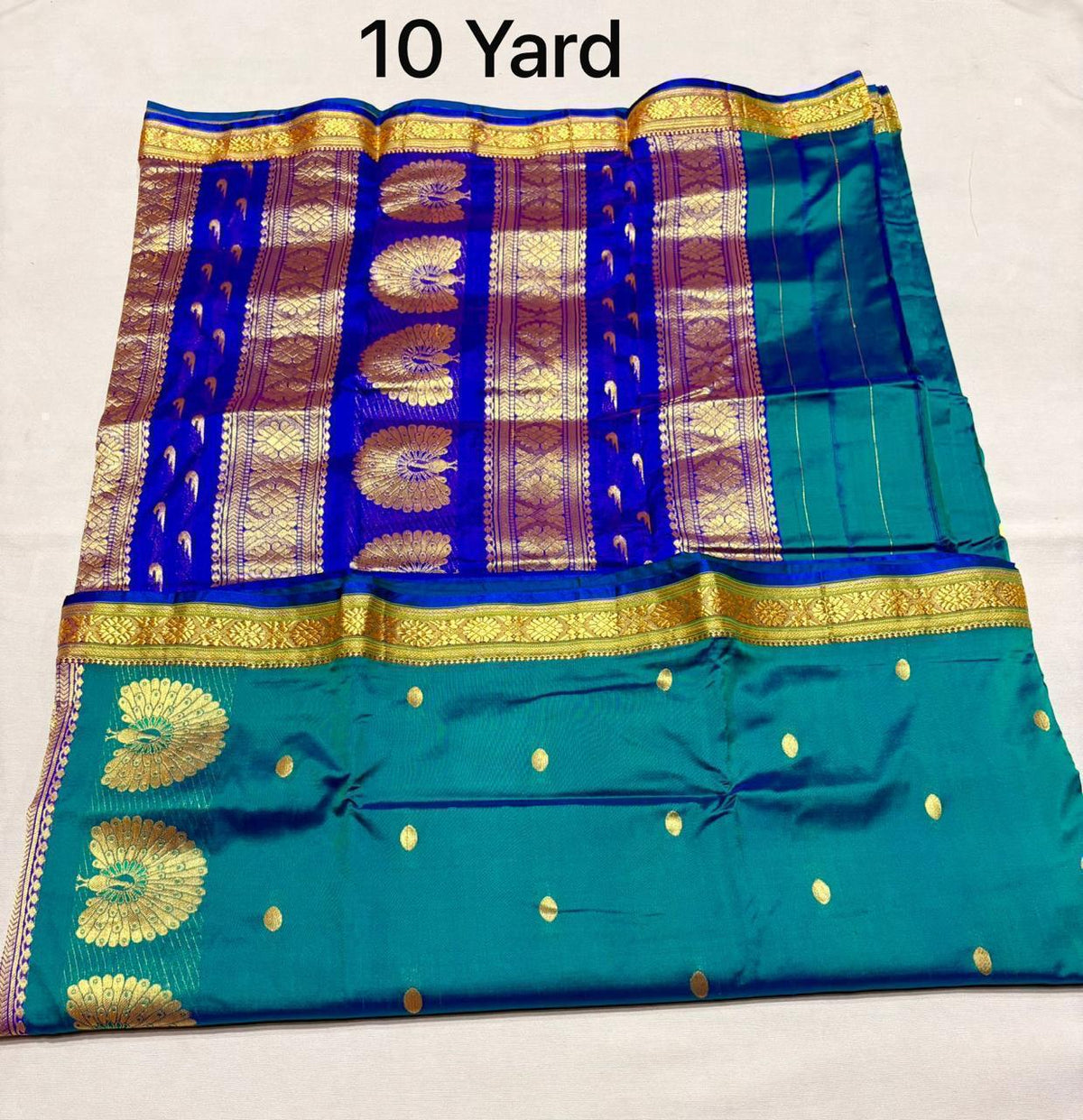 9 yards pure silk Jijamata saree