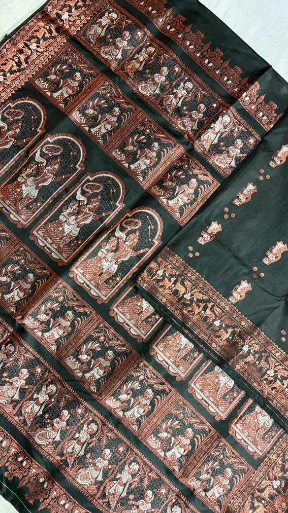 Swarnachari saree.
With silkmark.
Material silk with bp.