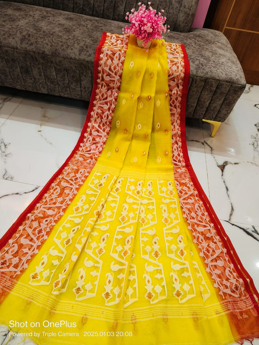 Zia-muslin-jamdani | Muslin jamdani sarees