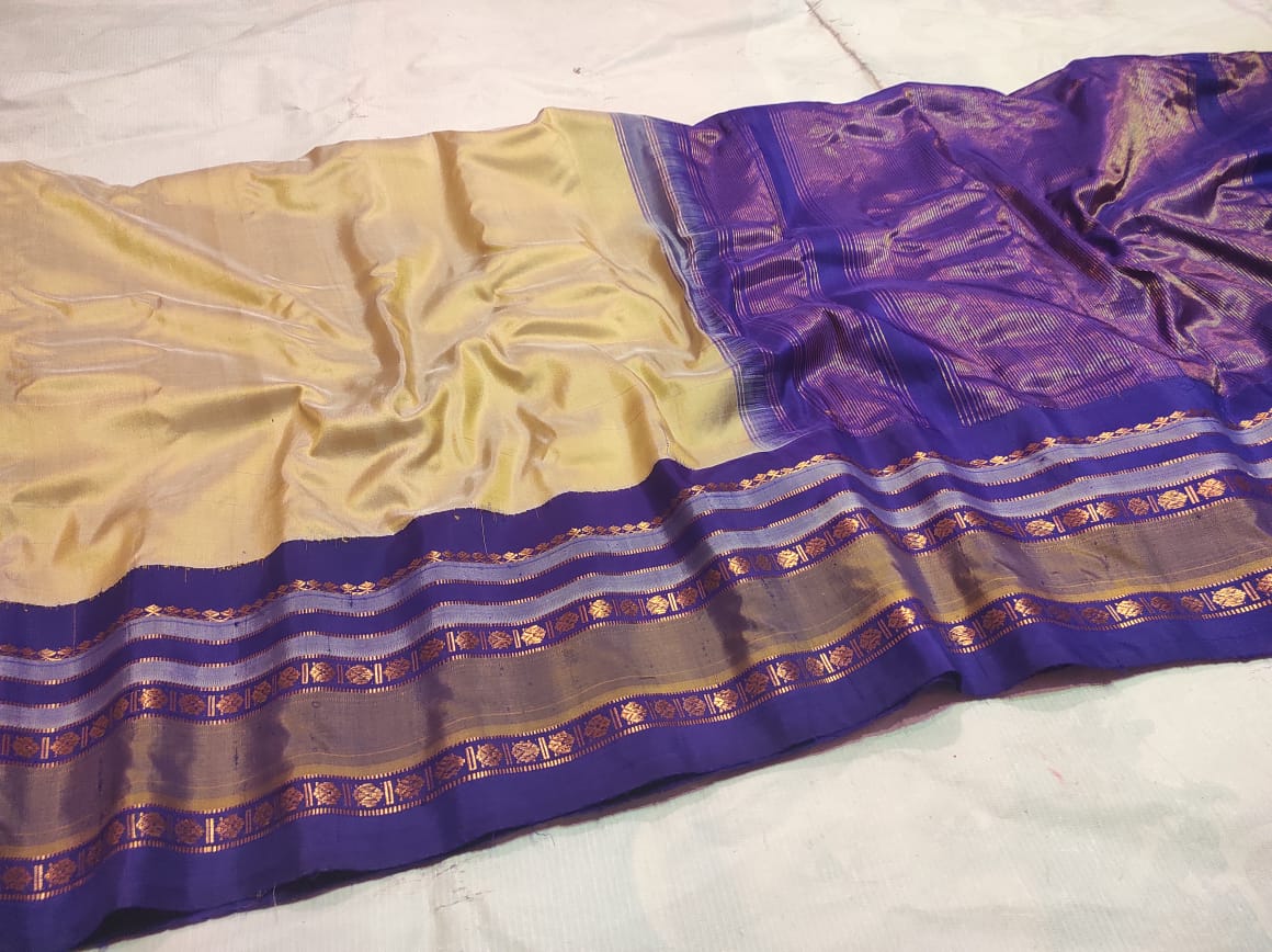 Meni-Gadwal| Gadwal Sarees in pure Silk