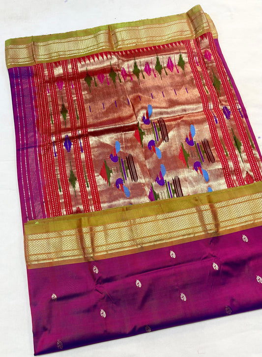 Prishmita | Pure handloom silk paithani