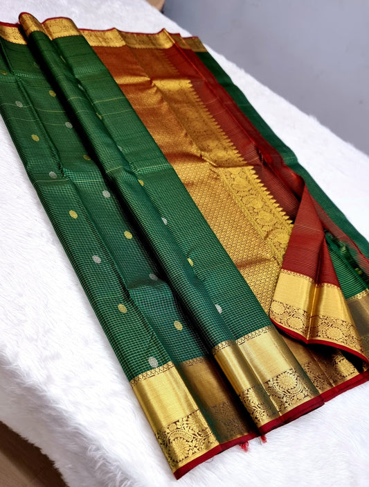 Anisha; Aneesha | Pure Silk Kanjivaram Saree