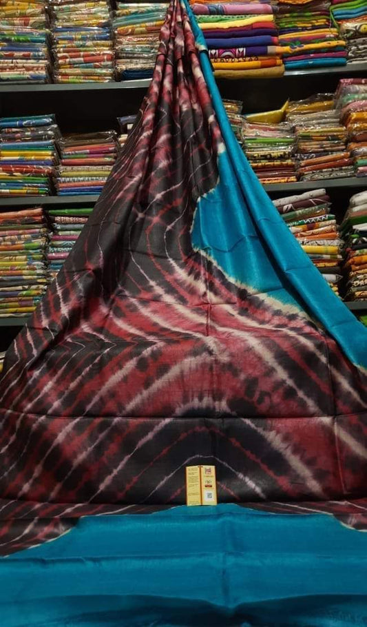 Samyukta-shibori-murshidabad-silk | Shibori on Murshidabad Silk Sarees