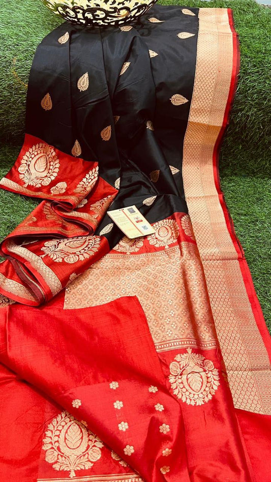 Kanhi-katan-silk | Banarasi Sarees in Katan Silk