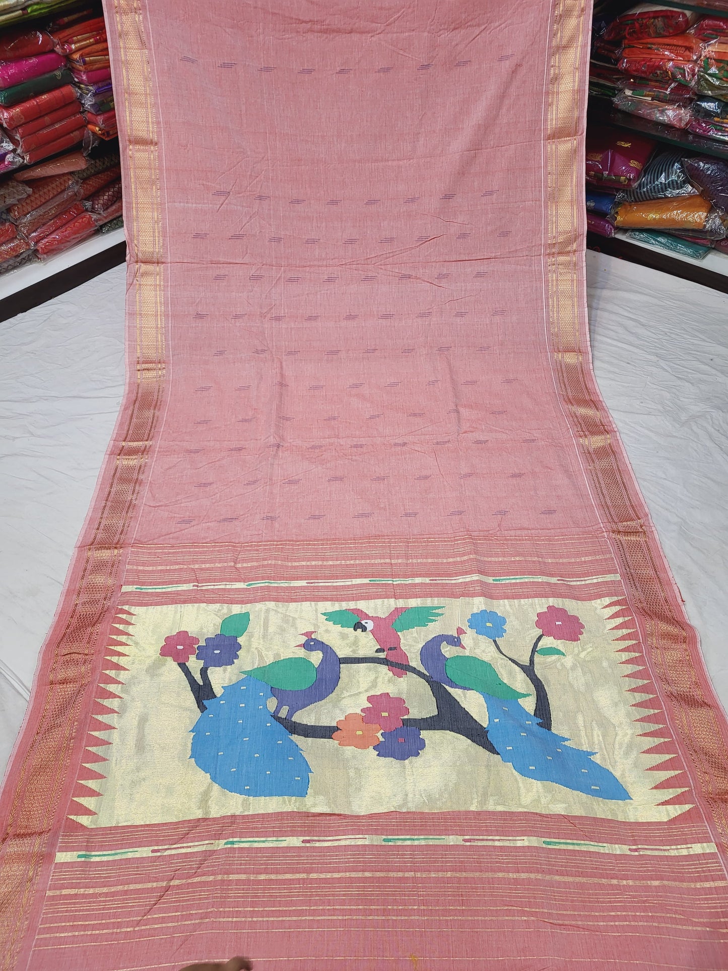 Gaurisha | Cotton Paithani Saree